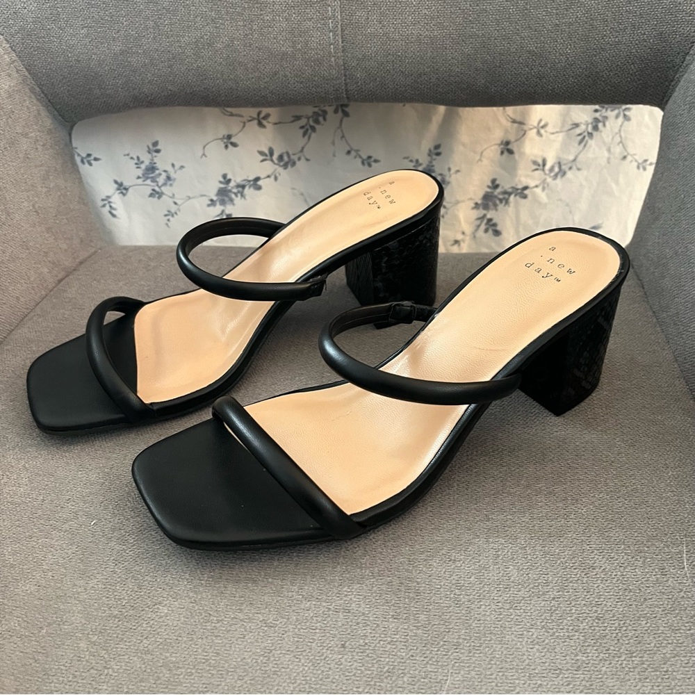 black heels